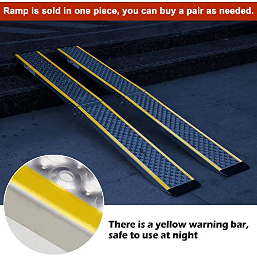 78.7 L × 8.5 W Car Ramps, 600 Lbs Capacity Foldable ...