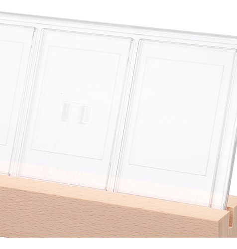 Panel Acrílico Transparente Con Base De Madera Para Marco De