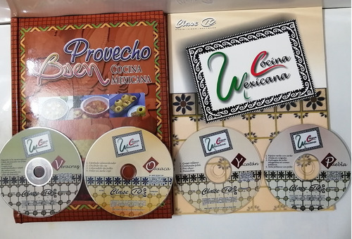 Sabor A México Cocina Mexicana Y Buen Provecho 2vol Y 4 Dvd 