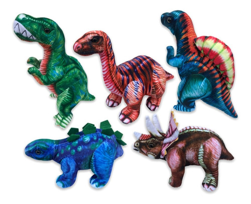 Peluche Dinosaurio Realista Felpa Diseño A Elección