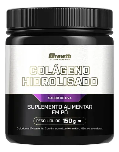 Colágeno Hidrolisado Growth 150g sabor uva