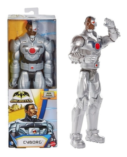 Cyborg Batman Unlimited Figura Dc Comics 30 Cm Mattel