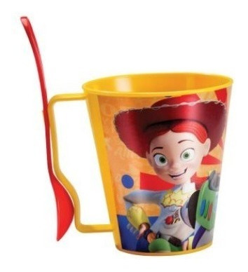 Taza Con Cuchara Toy Story Avon 300 Ml