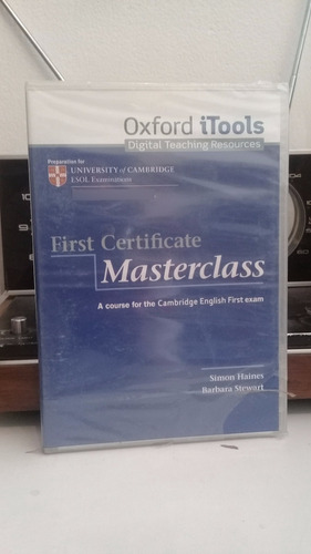 First Certificate Masterclass Oxford Itools Ed En Inglés