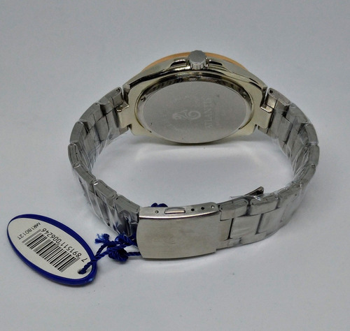 Relógio Masculino Atlants G3197 Prata Com Rose Vedado