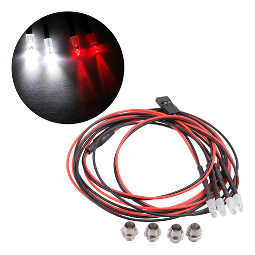 5 X 1/24 4 Led Conjunto De Luces Delanteras Reemplazos Para