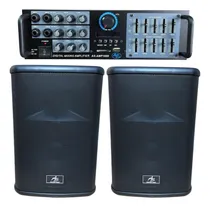Comprar Amplificador Audio Sound Y Cabinas De 8 Pulgadas Pasivas