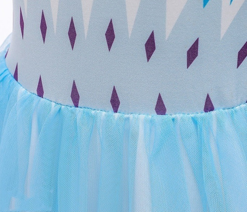 Imagem 7 de 9 de Vestido Infantil Elsa Filme Frozen 2 Fantasia Completa 4 Pçs