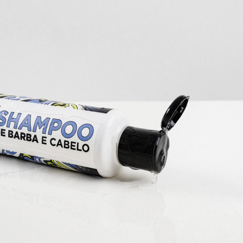 Shampoo De Barba E Cabelo 200ml - 4por1 - Barba De Respeito