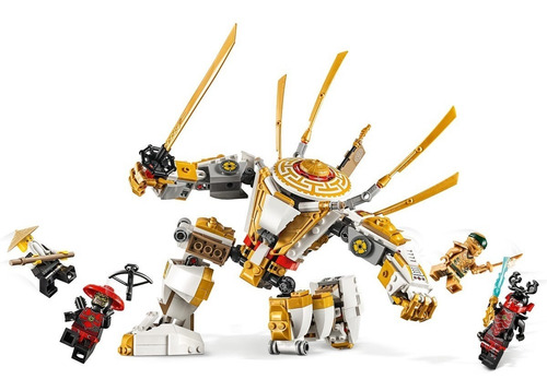 Lego - 71702 Ninjago Robot Dorado 489 Pzas