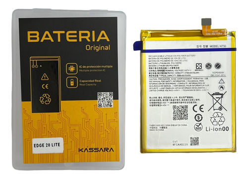 Bateria Kássara For Motorola Edge 20 Lite