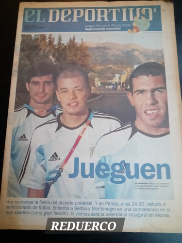 Suplemento Deportivo Clarín Jjoo Atenas 2004 11/8 E