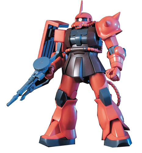 Gundam Rg 1/144 Ms-06s Zaku Ii Char Aznable Custom Model