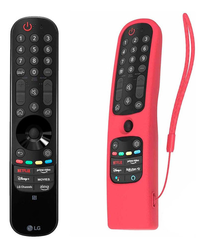 Control LG Magic Mr23 Original Modelo 2023 + Funda Rojo