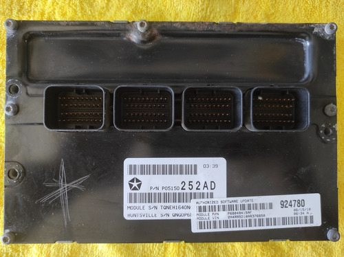 Pcm Computadora Dodge Caravan 2008 - 2010 P05150252ad