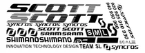 Comprar Calcomanías De Bicicletas Scott Vinilos Decorativos Pegatina