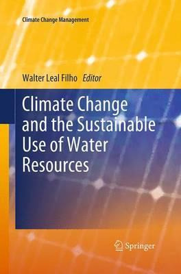 Libro Climate Change And The Sustainable Use Of Water Res...