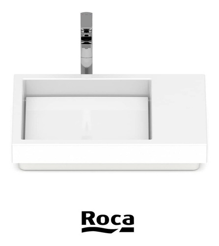 Roca Lavamanos Horizon Skyline Blanco Brillo 60x38 Rolav0067