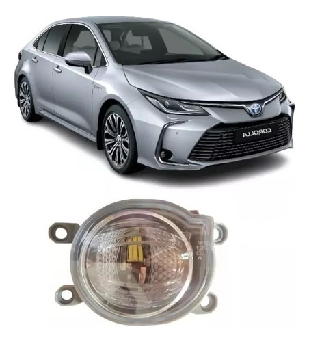 Faro Auxiliar Antiniebla P/ Toyota Corolla 2020 2021 Con Led