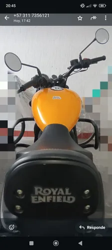 Royal Enfield Meteor 350 Color Amarillo Modelo 2023 Cil