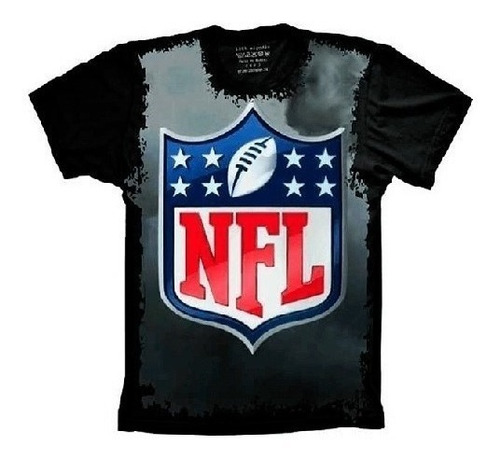 Camiseta Plus Size Nfl Camisa Nfl Futebol Americano Nfl Logo