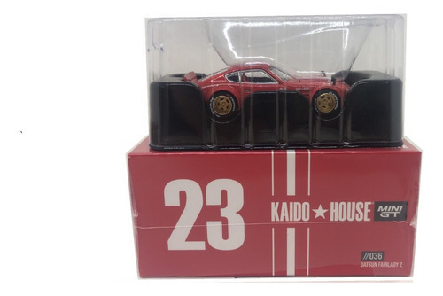 Mini Gt Kaido House#036 Datsun Fairlady Z 1:64 Color Rojo