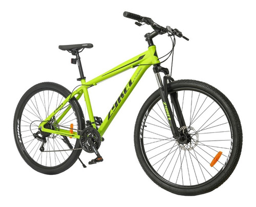 Mountain bike Gadnic Mountain Mtb29 L 21v cambios Shimano color verde con pie de apoyo  