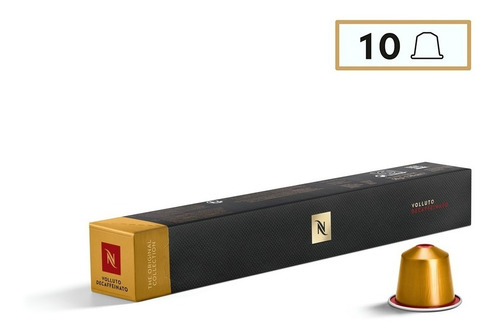 Cápsulas De Café Nespresso Volluto Decaffeinato  10 Cápsulas