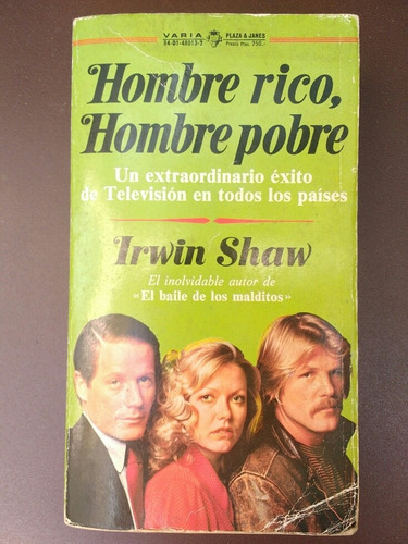Hombre Rico, Hombre Pobre Irwin Shaw Novela
