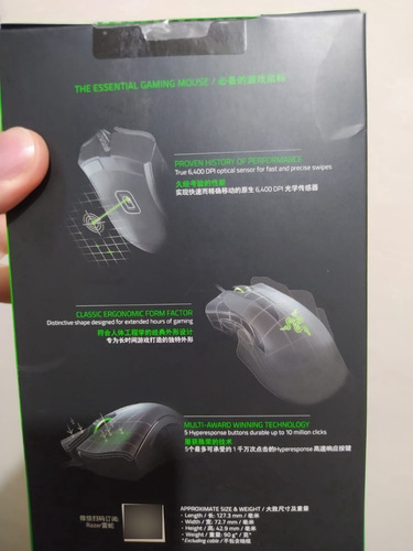 Mouse De Juego Razer Deathadder Essential Negro Como Nuevo (Usado)