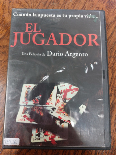 El Jugador Película En Dvd Original De Darío Argento- Terror