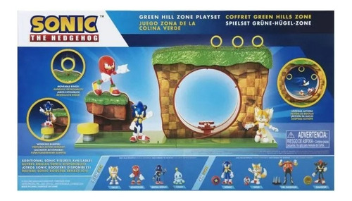 Sonic Playset La Colina Verde 40393 Color Azul