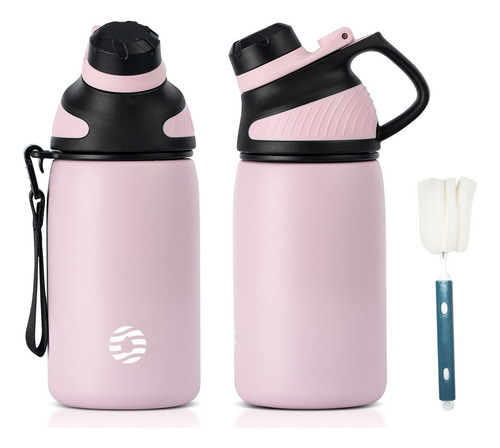 Fjbottle Botella De Agua Aislada, Boca Ancha De 14 Onzas, Te