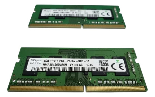 Memória Ram Ch Hynix 4gb Ddr4 3200mhz Pc4-25600 Sodimm Nova