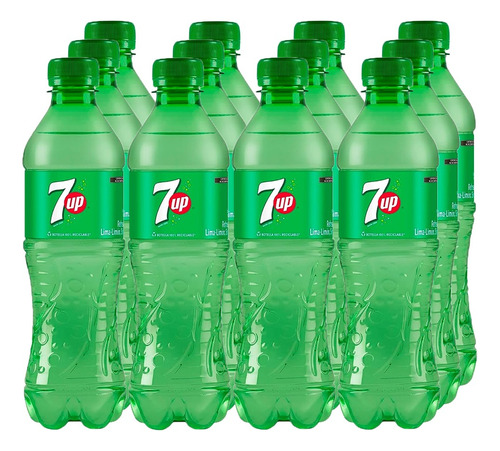 Refresco 7up Lima Limón Botella 600ml 12 Piezas