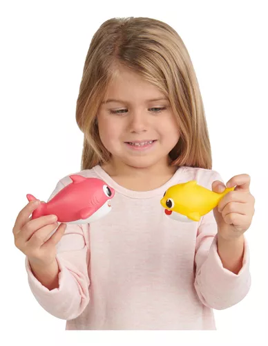 Juguetes Para Baño De Baby Shark, Paquete De 4