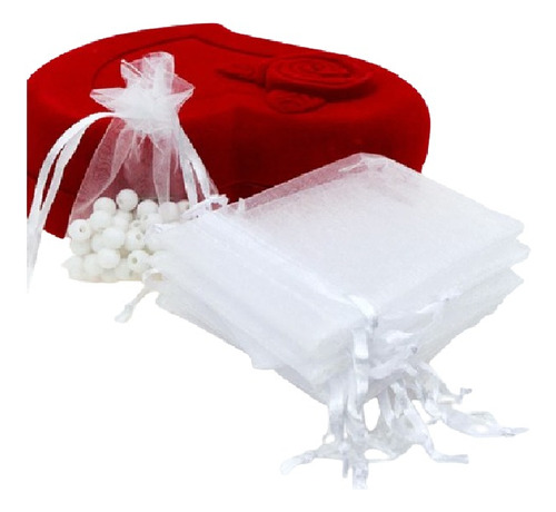 Bolsa Organza 50un 20x30 Recordatorio Boda Joyeria Empaque