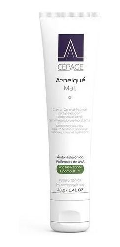 Cepage Acneiqué Mat Crema Gel Matificante Piel Grasa 40g