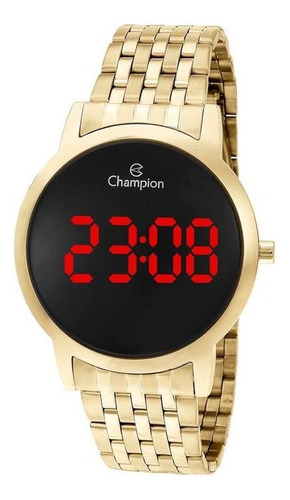 Relógio Digital Feminino Champion Ch40099h Dourado