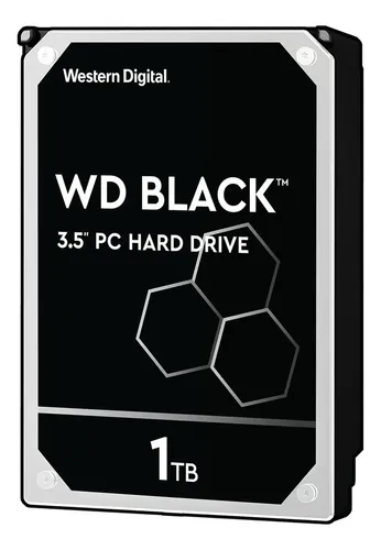 interno Western Digital WD Black WD1003FZEX Gaming 1TB preto