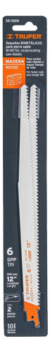 Segueta Sierra 12'' Para Corte En Madera 2pz Truper 10789