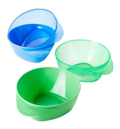 Kit 4 Pratos Fundos Easy Scoop Azul - Tommee Tippee