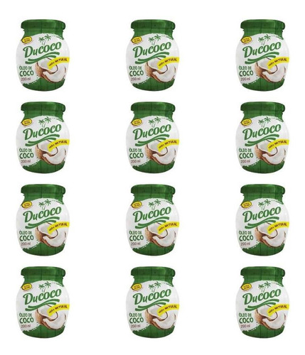 Ducoco Óleo De Coco 200ml (kit C/12)