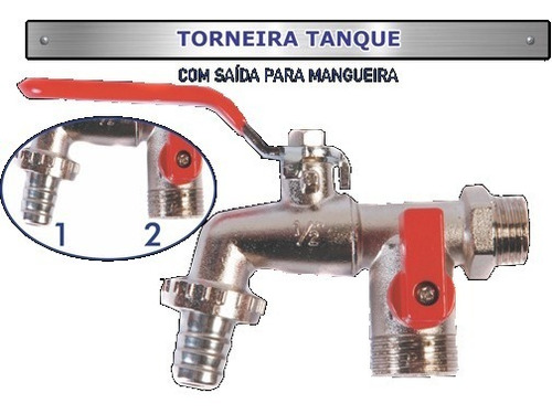 Torneira Tanque 1/2 4446 Lotus
