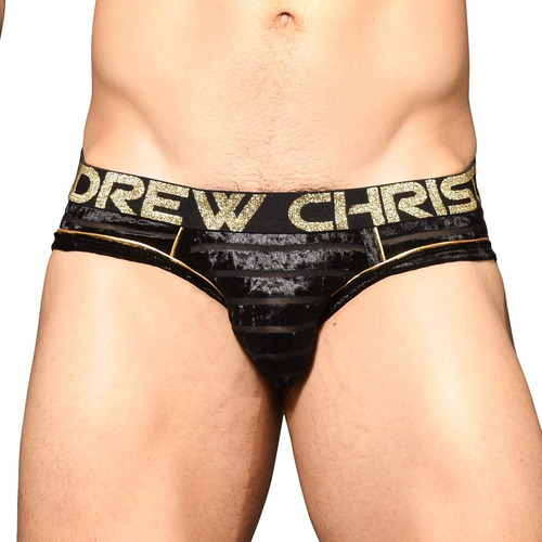 Slip Andrew Christian Plush Sheer Stripe 91749