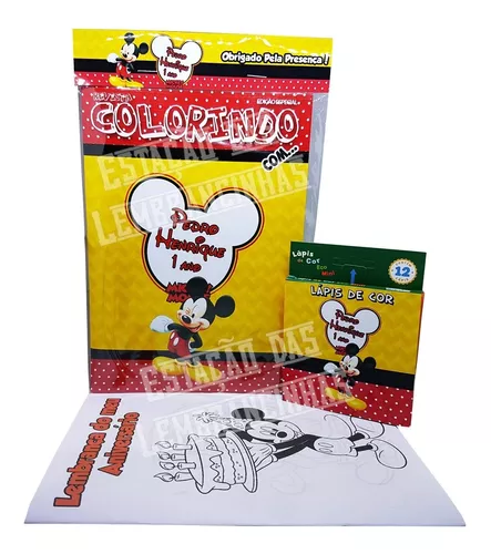 Kit 60 Desenhos Colorir + 12 Cores + Jogo Bolsa De Valores! em