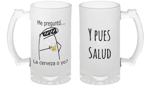 Tarro Flork  La Cerveza O Yo Regalo Tarro Para Regalo M4