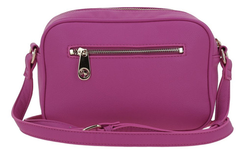 Bolso Tipo Crossbody Barbie Gorett Frank Para Dama Juvenil Fucsia Lisa Níquel Fucsia