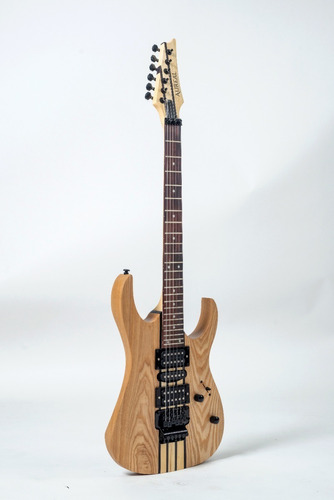 Guitarra Eléctrica Aureal Kg-24 Natural C/funda Alta Calidad Orientación de la mano Diestro
