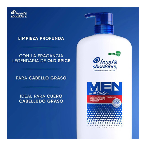 Shampoo Head And Shoulders Men 1 Litro